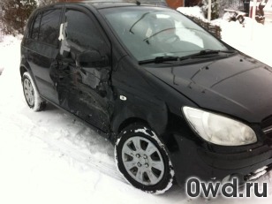 Битый автомобиль Hyundai Getz