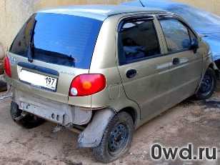 Битый автомобиль Daewoo Matiz