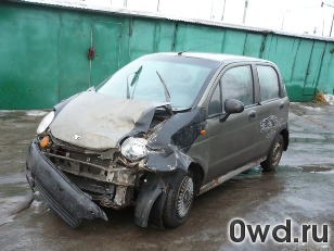 Битый автомобиль Daewoo Matiz