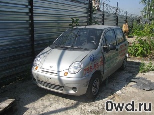 Битый автомобиль Daewoo Matiz