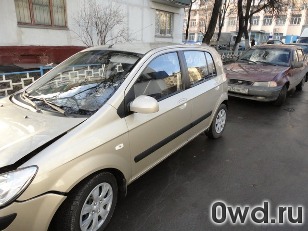 Битый автомобиль Hyundai Getz