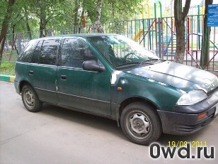 Битый автомобиль Suzuki Swift