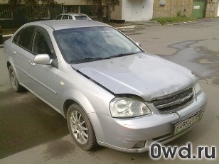 Битый автомобиль Chevrolet Lacetti