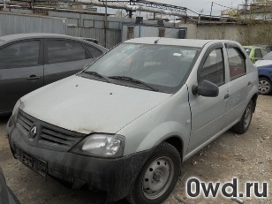 Битый автомобиль Renault Logan