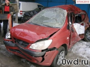 Битый автомобиль Hyundai Getz