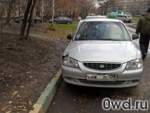 Битый автомобиль Hyundai Accent