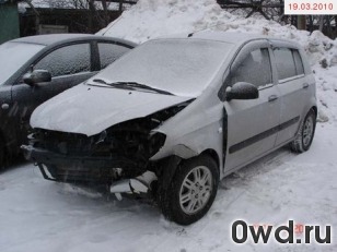 Битый автомобиль Hyundai Getz