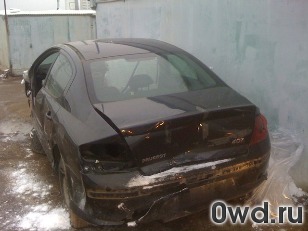 Битый автомобиль Peugeot 407