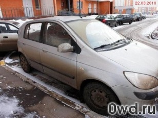 Битый автомобиль Hyundai Getz