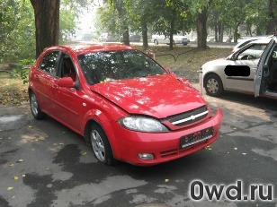 Битый автомобиль Chevrolet Lacetti