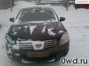 Битый автомобиль Nissan Qashqai