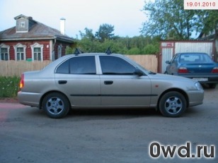 Битый автомобиль Hyundai Accent