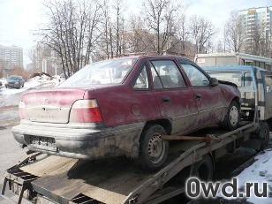 Битый автомобиль Daewoo Nexia