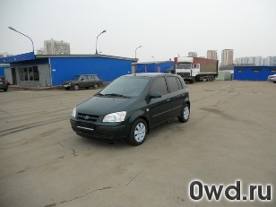 Битый автомобиль Hyundai Getz