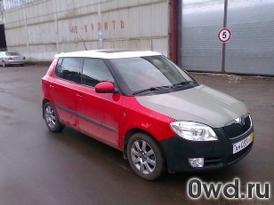 Битый автомобиль Skoda Fabia