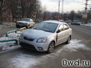 Битый автомобиль Kia Rio