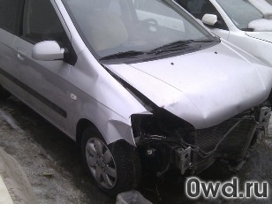 Битый автомобиль Hyundai Getz