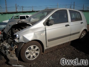 Битый автомобиль Hyundai Getz