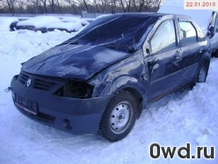 Битый автомобиль Renault Logan