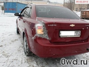 Битый автомобиль Chevrolet Lacetti