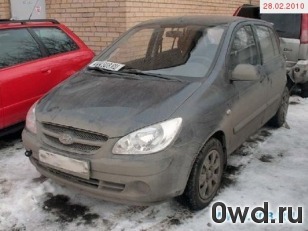 Битый автомобиль Hyundai Getz