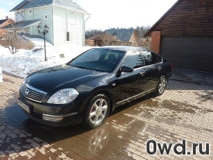 Битый автомобиль Nissan Teana