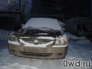 Битый автомобиль Hyundai Accent