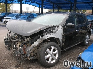 Битый автомобиль Nissan Murano