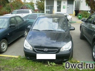 Битый автомобиль Hyundai Getz