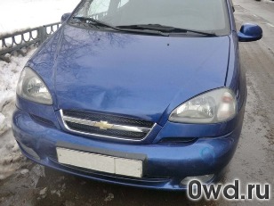 Битый автомобиль Chevrolet Rezzo