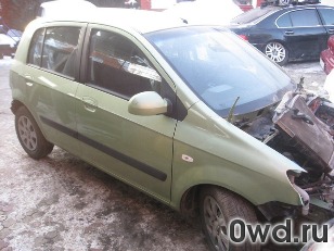 Битый автомобиль Hyundai Getz