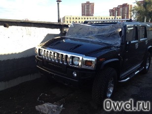 Битый автомобиль Hummer H2