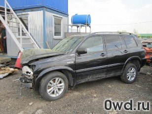 Битый автомобиль Toyota Highlander